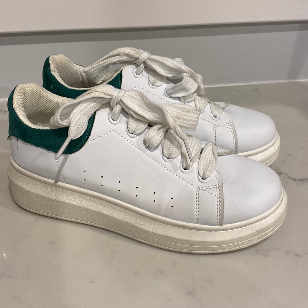 EUC Liliana White Platform Sneakers